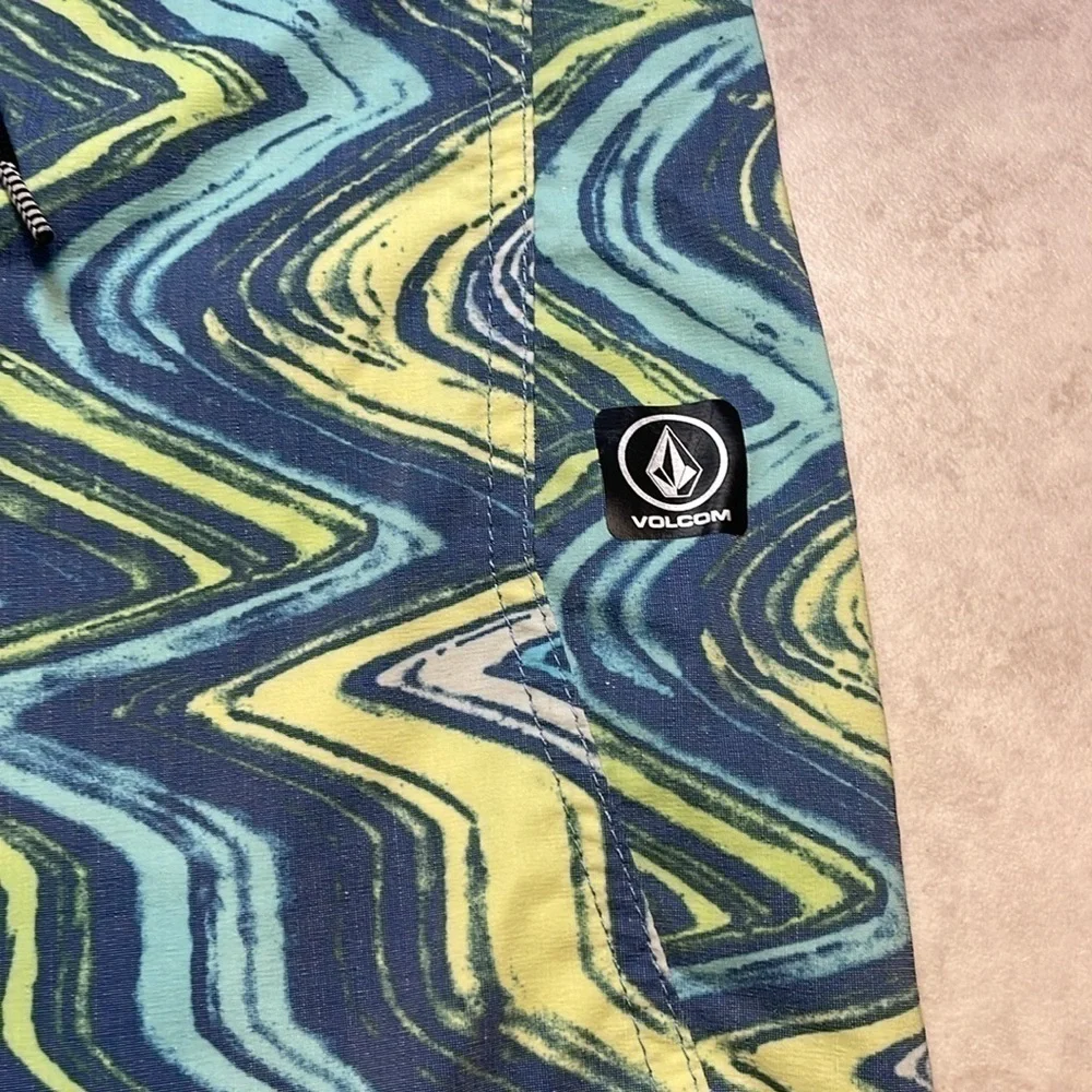 Volcom men’s board shorts blue/gray. Size 28.